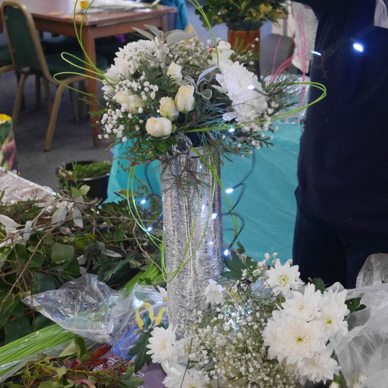 RHS flower arrangers attend Anne’s second class